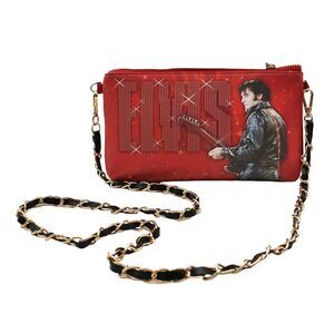 7043 Elvis Presley Purse with Chain - '68 Name - Mid-South Products